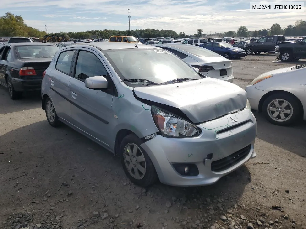 2014 Mitsubishi Mirage Es VIN: ML32A4HJ7EH013835 Lot: 69806754