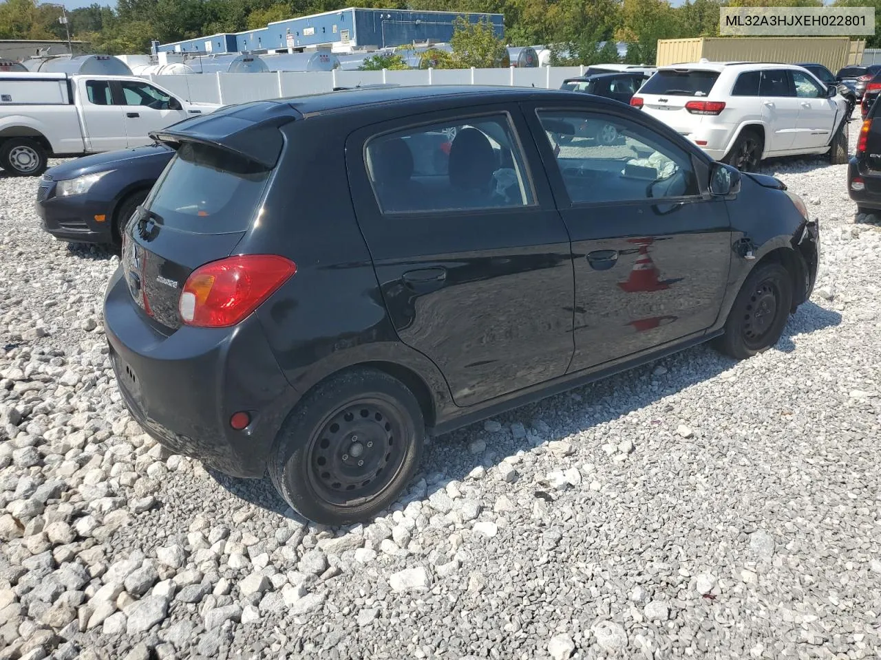 2014 Mitsubishi Mirage De VIN: ML32A3HJXEH022801 Lot: 70563944