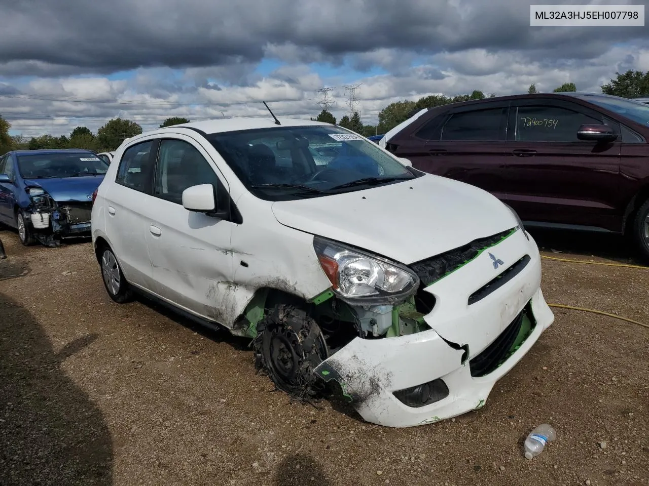 2014 Mitsubishi Mirage De VIN: ML32A3HJ5EH007798 Lot: 72027594