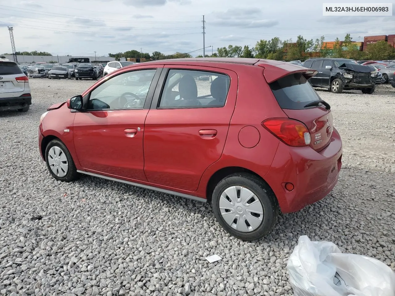 2014 Mitsubishi Mirage De VIN: ML32A3HJ6EH006983 Lot: 72147384