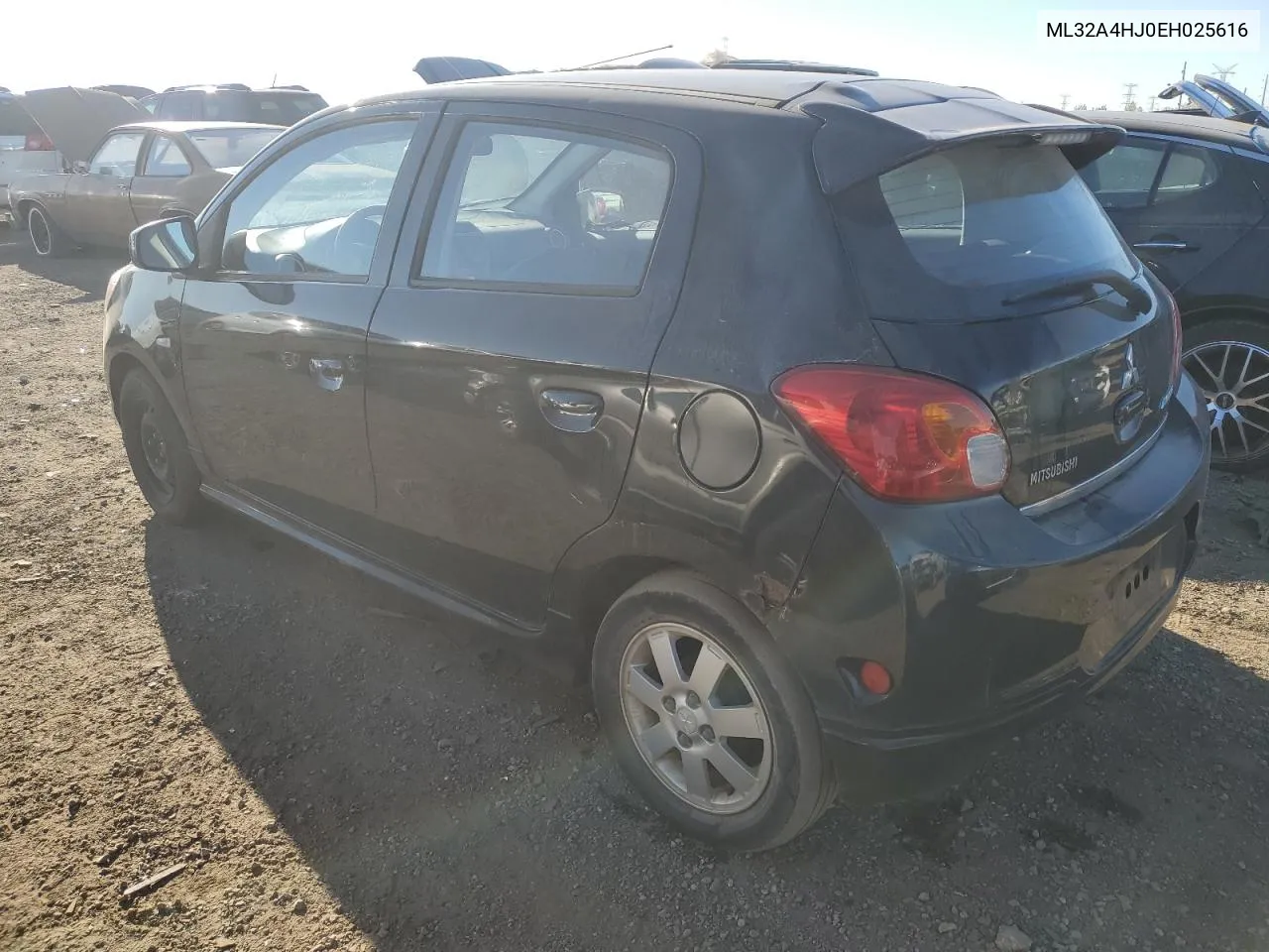 2014 Mitsubishi Mirage Es VIN: ML32A4HJ0EH025616 Lot: 74083754