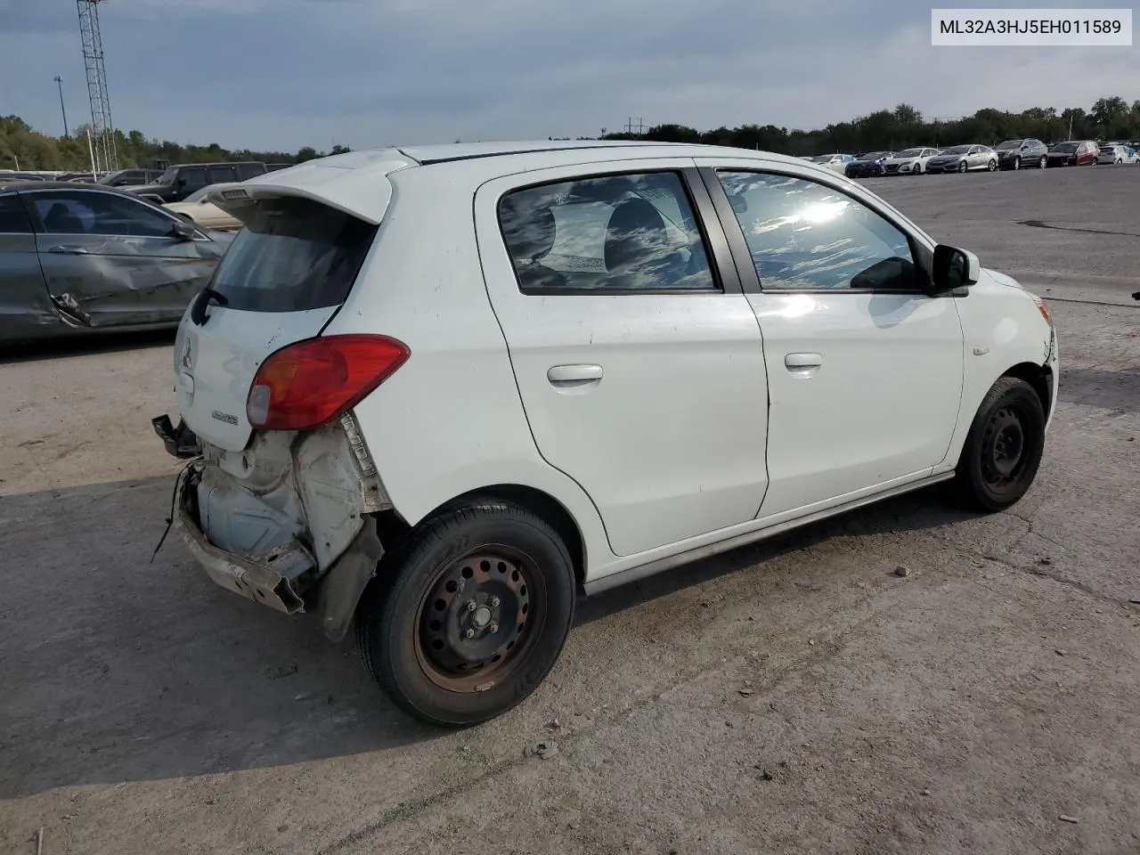 2014 Mitsubishi Mirage De VIN: ML32A3HJ5EH011589 Lot: 75492074