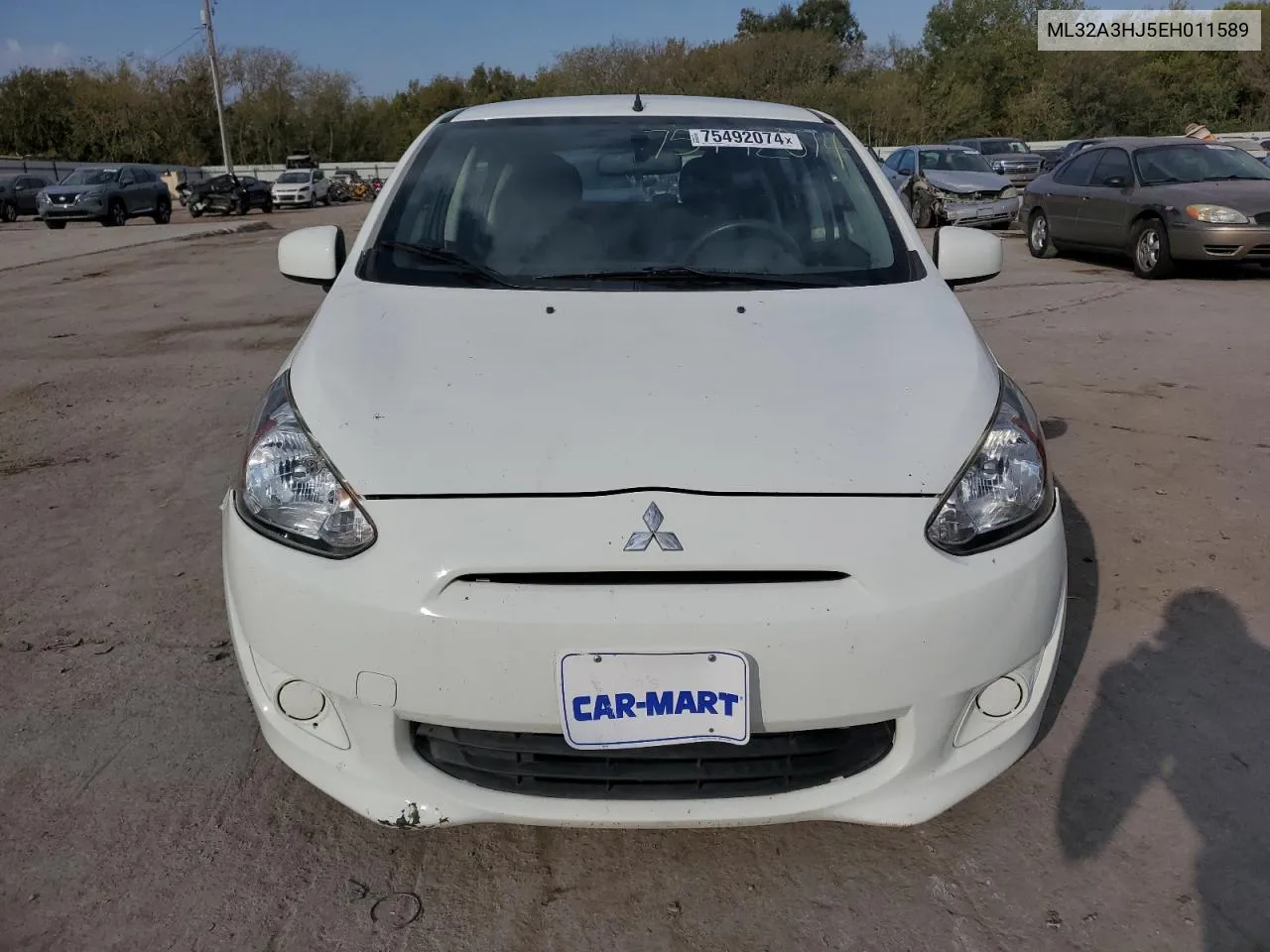 2014 Mitsubishi Mirage De VIN: ML32A3HJ5EH011589 Lot: 75492074