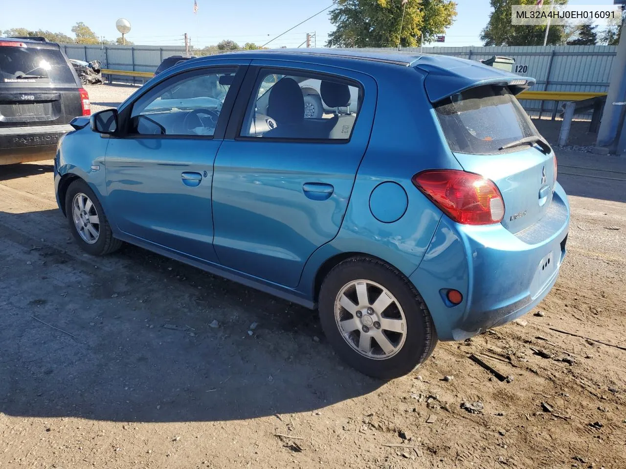 2014 Mitsubishi Mirage Es VIN: ML32A4HJ0EH016091 Lot: 77196754