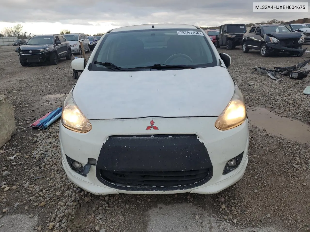 2014 Mitsubishi Mirage Es VIN: ML32A4HJXEH004675 Lot: 78789754