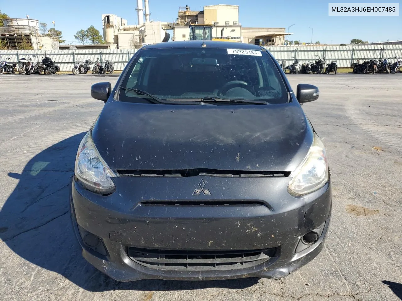 2014 Mitsubishi Mirage De VIN: ML32A3HJ6EH007485 Lot: 78925184