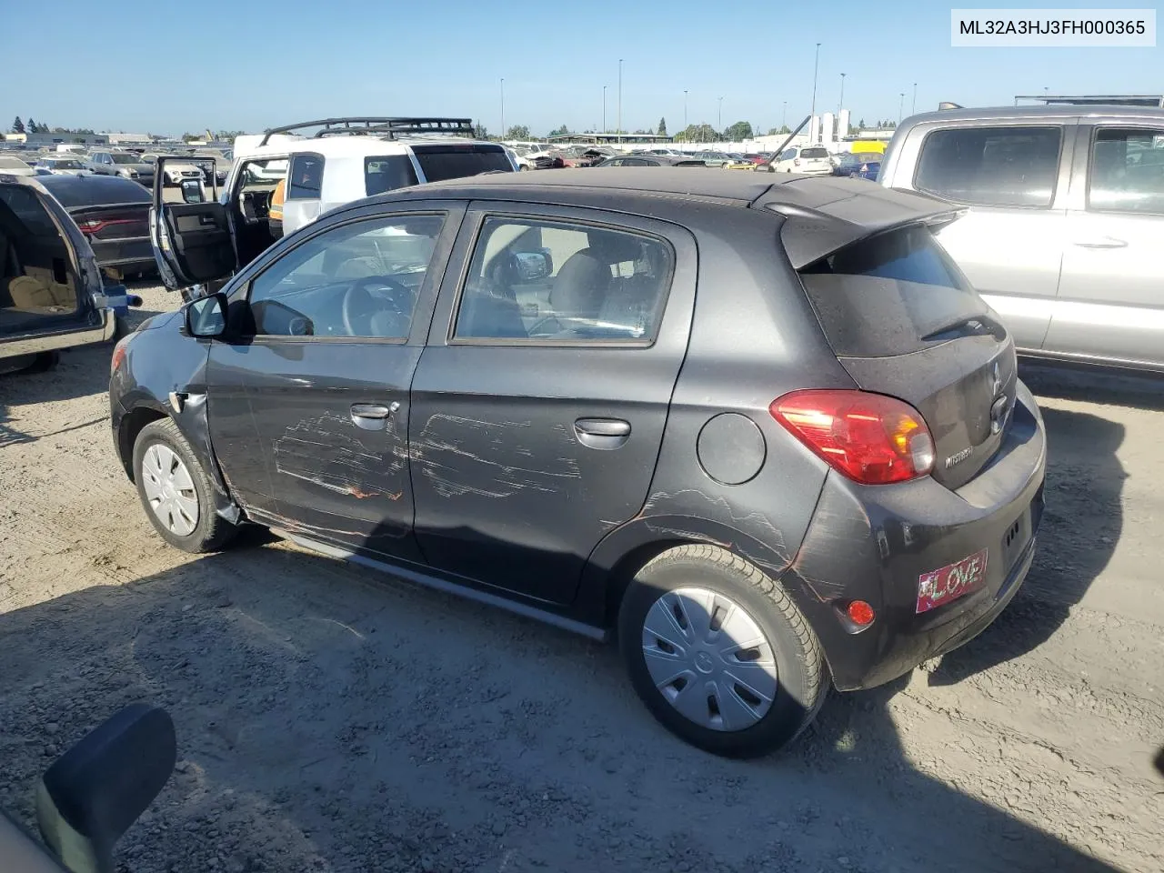 ML32A3HJ3FH000365 2015 Mitsubishi Mirage De