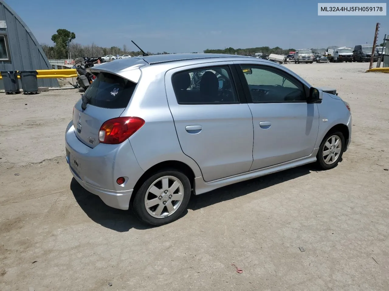 2015 Mitsubishi Mirage Es VIN: ML32A4HJ5FH059178 Lot: 64896374