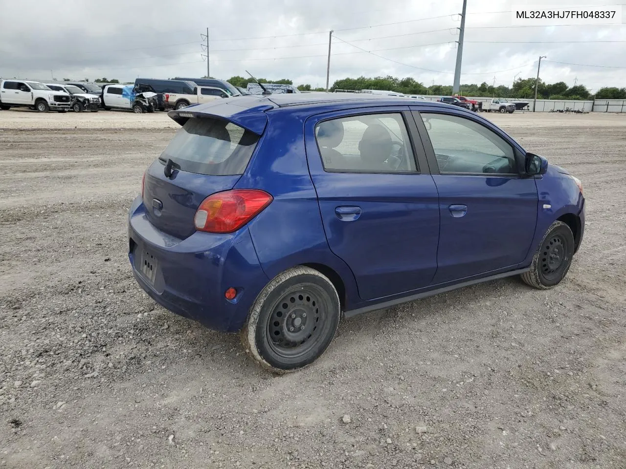 2015 Mitsubishi Mirage De VIN: ML32A3HJ7FH048337 Lot: 65326714