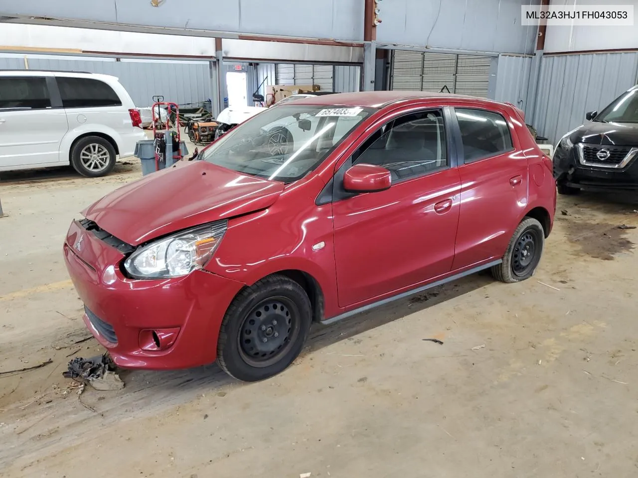 2015 Mitsubishi Mirage De VIN: ML32A3HJ1FH043053 Lot: 65740334