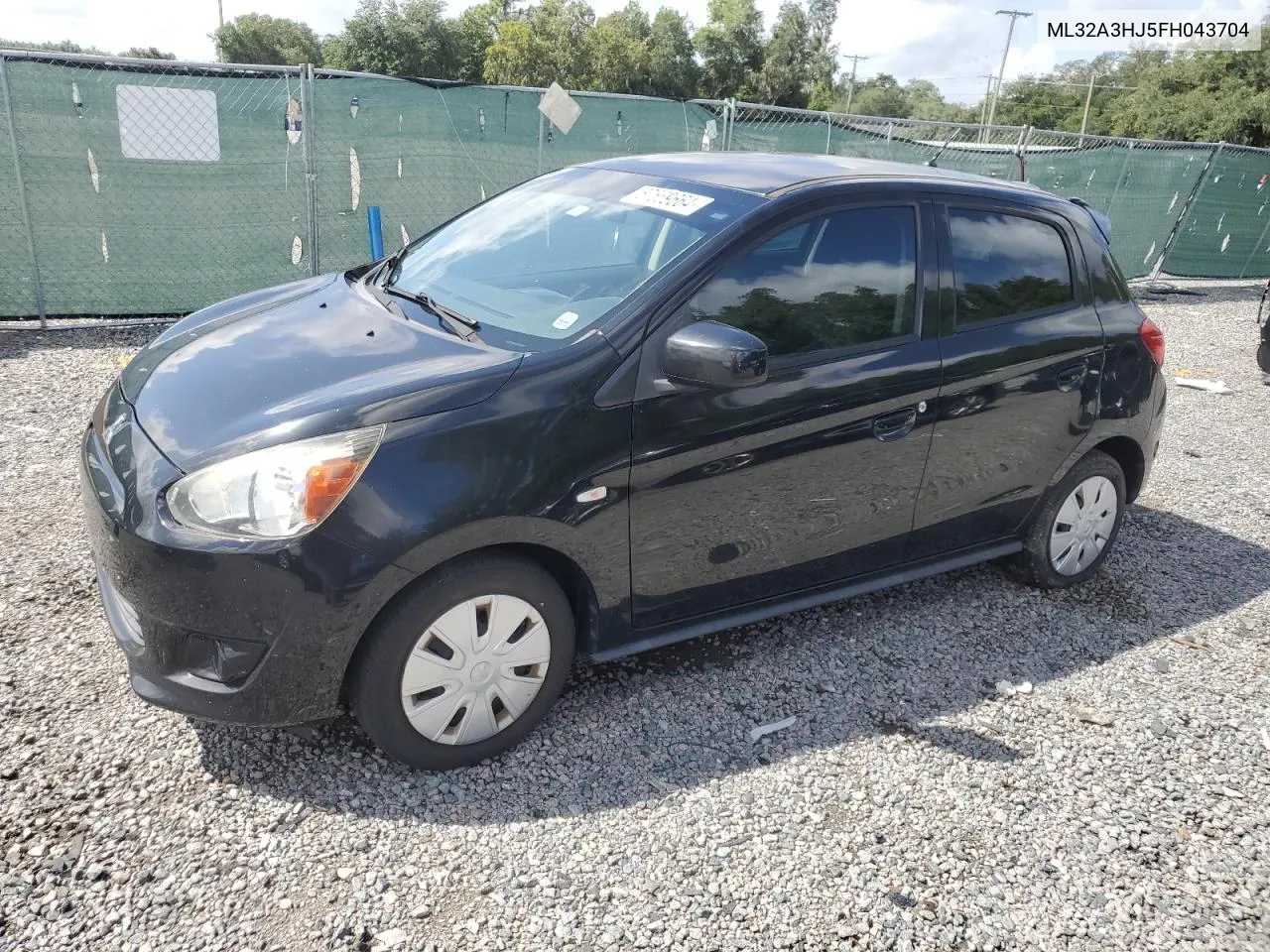 2015 Mitsubishi Mirage De VIN: ML32A3HJ5FH043704 Lot: 67569664