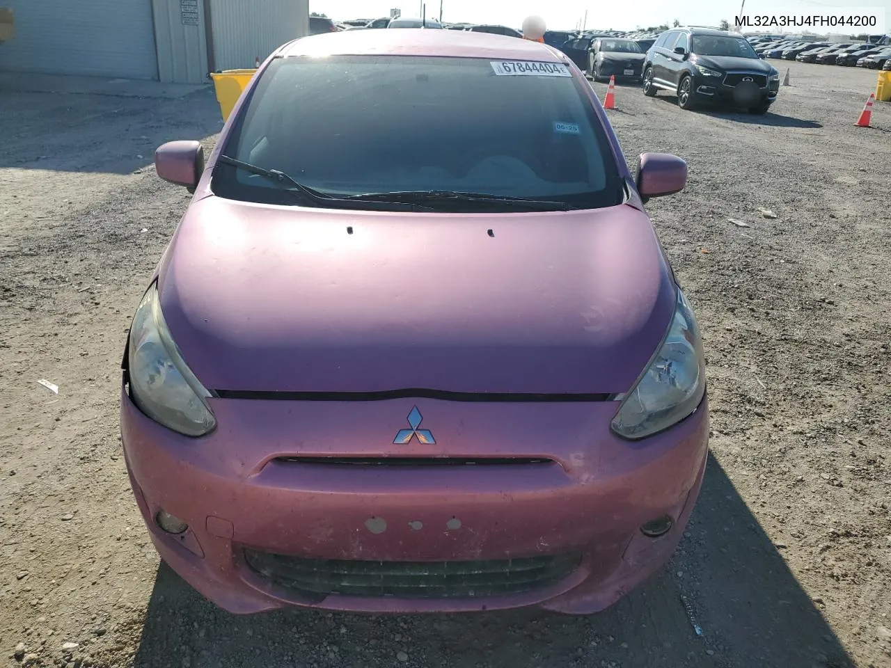 2015 Mitsubishi Mirage De VIN: ML32A3HJ4FH044200 Lot: 67844404