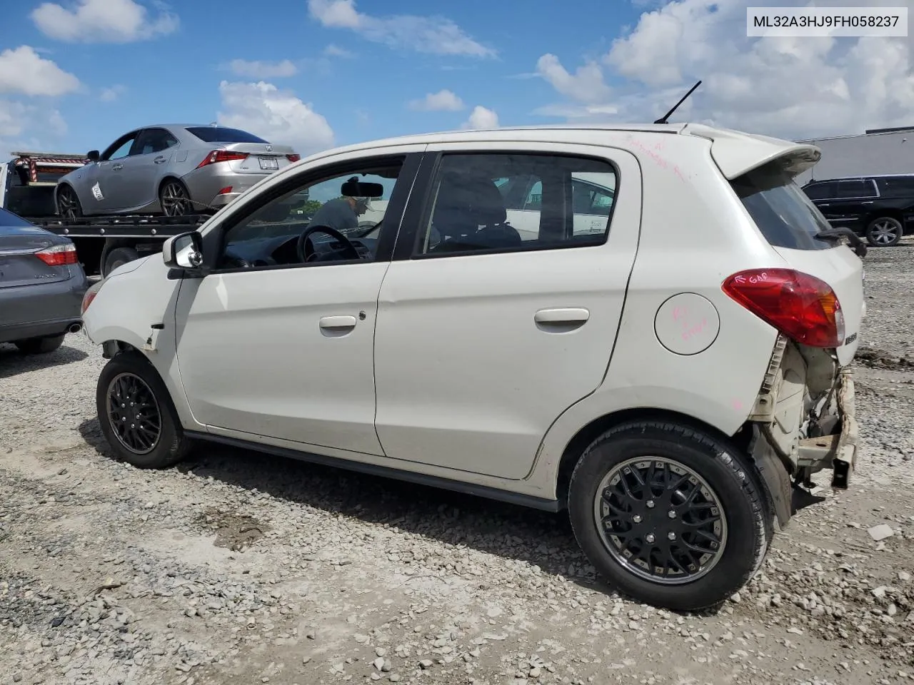 2015 Mitsubishi Mirage De VIN: ML32A3HJ9FH058237 Lot: 68140244