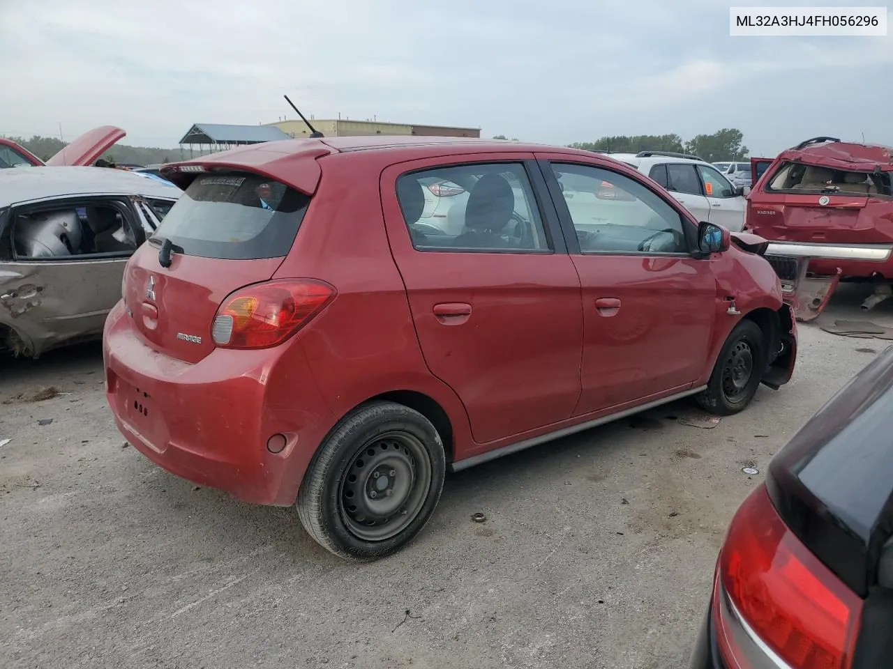 2015 Mitsubishi Mirage De VIN: ML32A3HJ4FH056296 Lot: 68391774