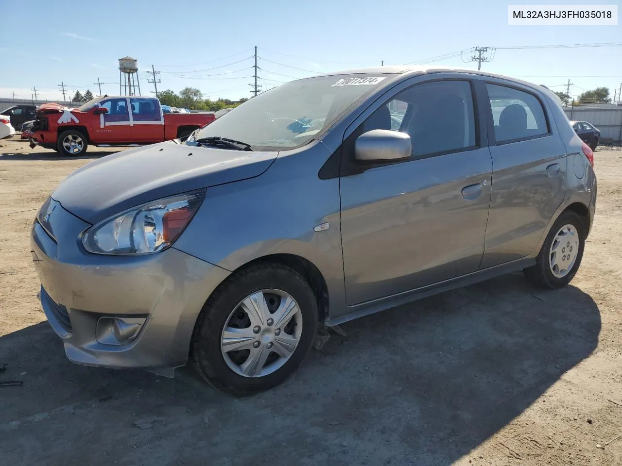 2015 Mitsubishi Mirage De VIN: ML32A3HJ3FH035018 Lot: 70017374