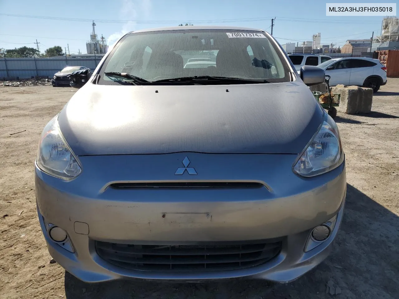 2015 Mitsubishi Mirage De VIN: ML32A3HJ3FH035018 Lot: 70017374