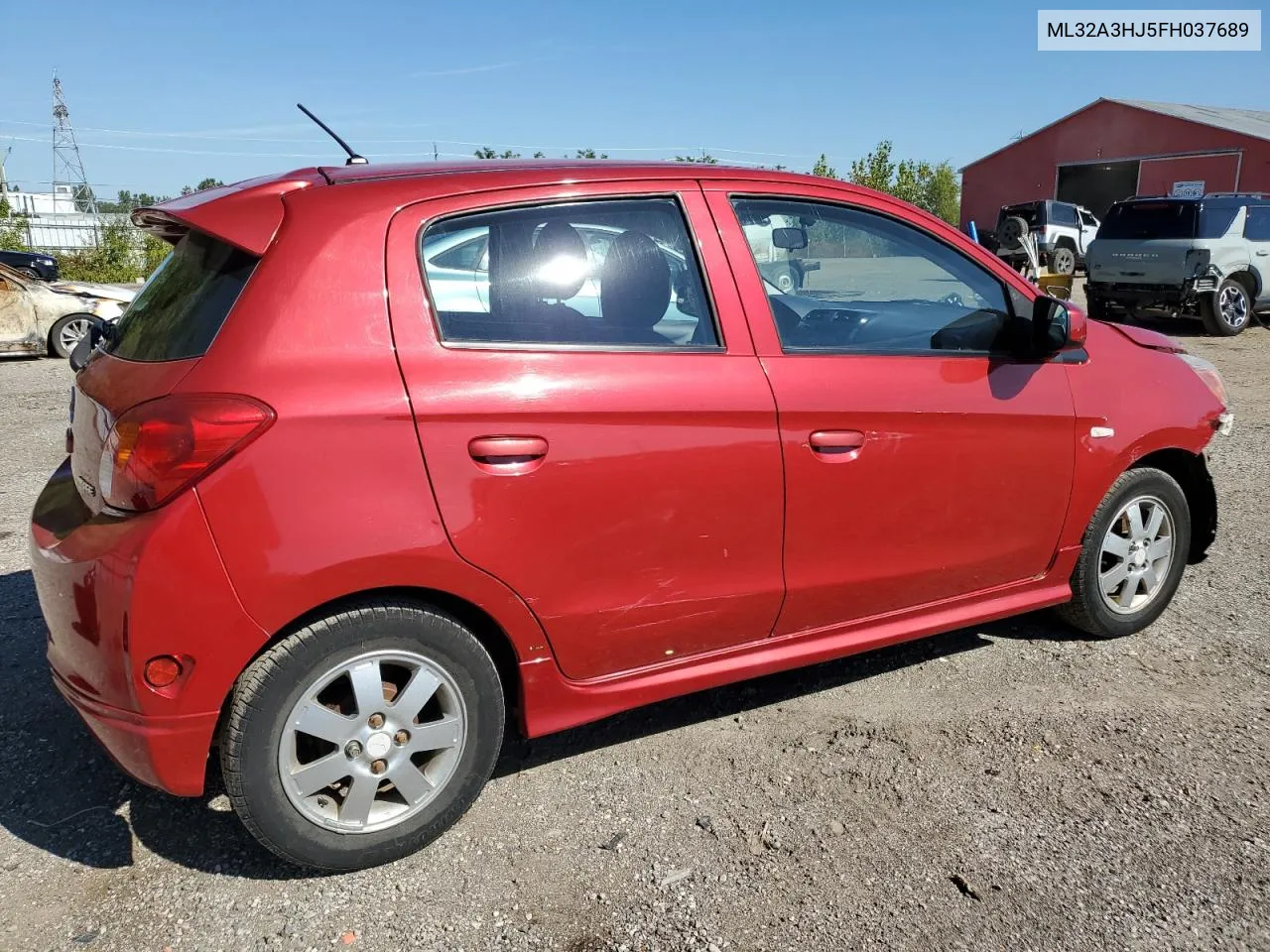 2015 Mitsubishi Mirage De VIN: ML32A3HJ5FH037689 Lot: 70970104