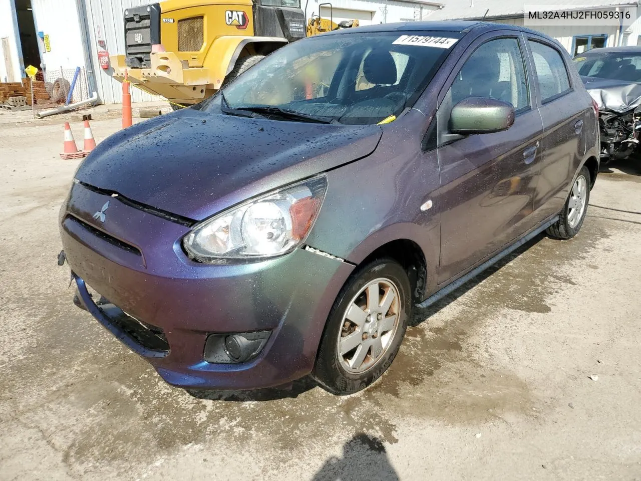 ML32A4HJ2FH059316 2015 Mitsubishi Mirage Es