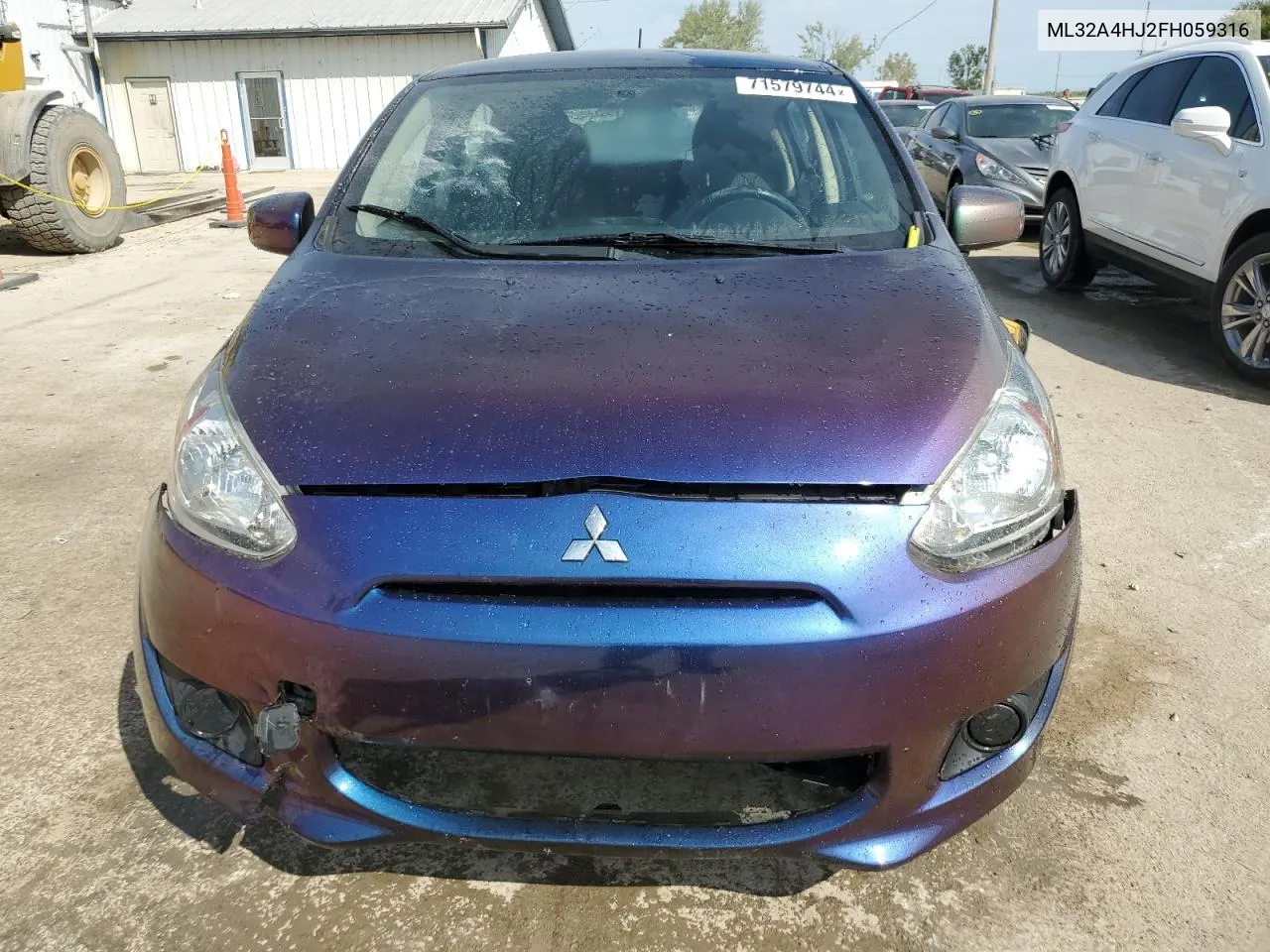 2015 Mitsubishi Mirage Es VIN: ML32A4HJ2FH059316 Lot: 71579744