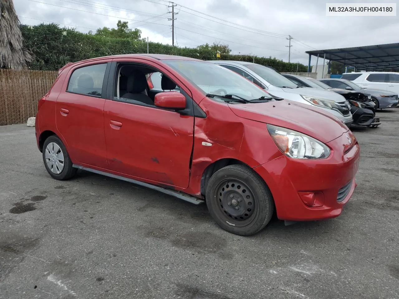 ML32A3HJ0FH004180 2015 Mitsubishi Mirage De