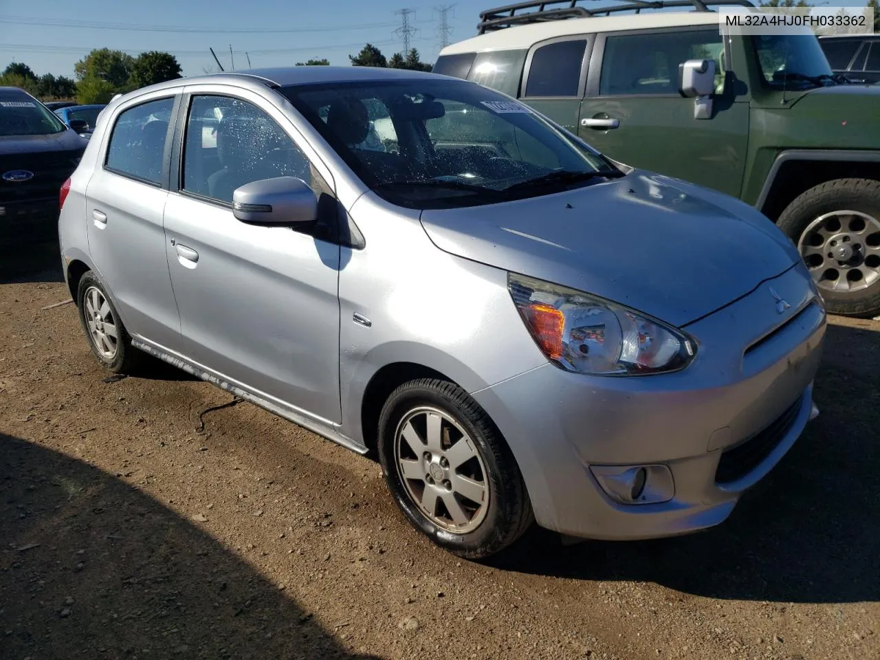 ML32A4HJ0FH033362 2015 Mitsubishi Mirage Es