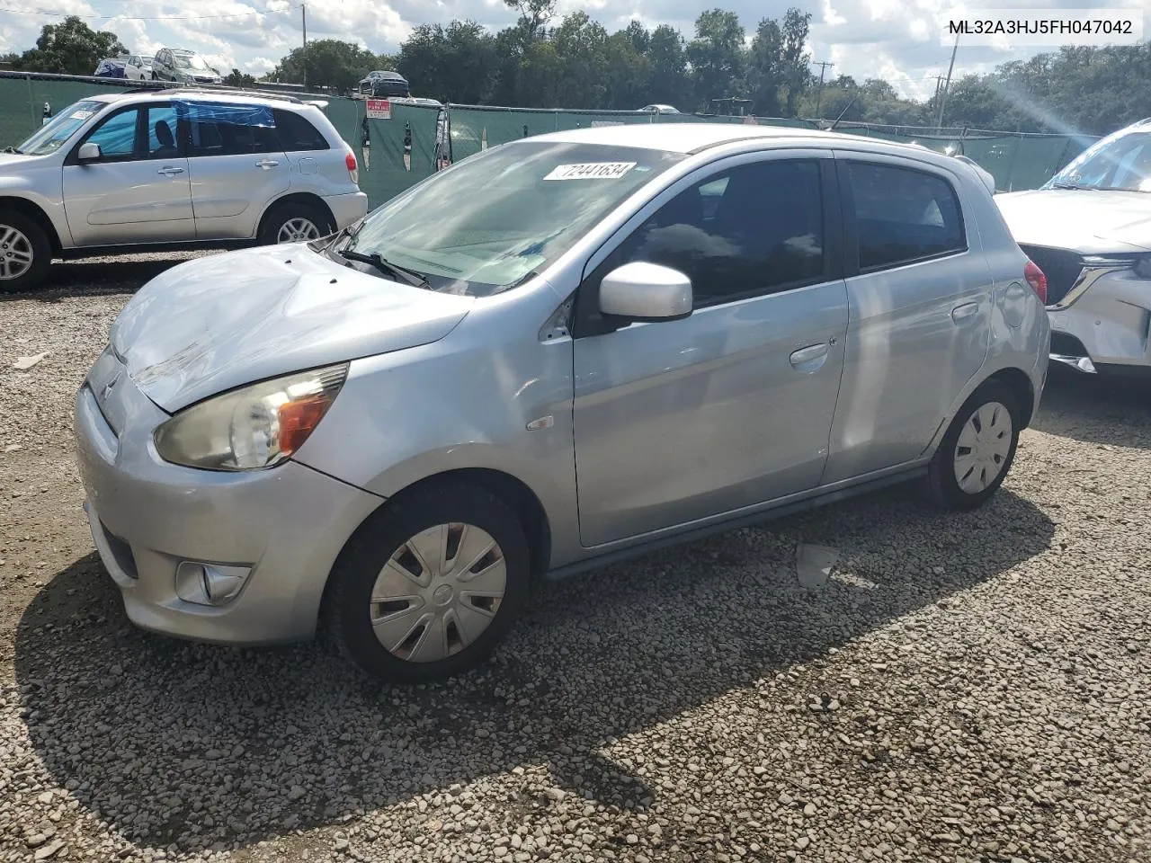 2015 Mitsubishi Mirage De VIN: ML32A3HJ5FH047042 Lot: 72441634