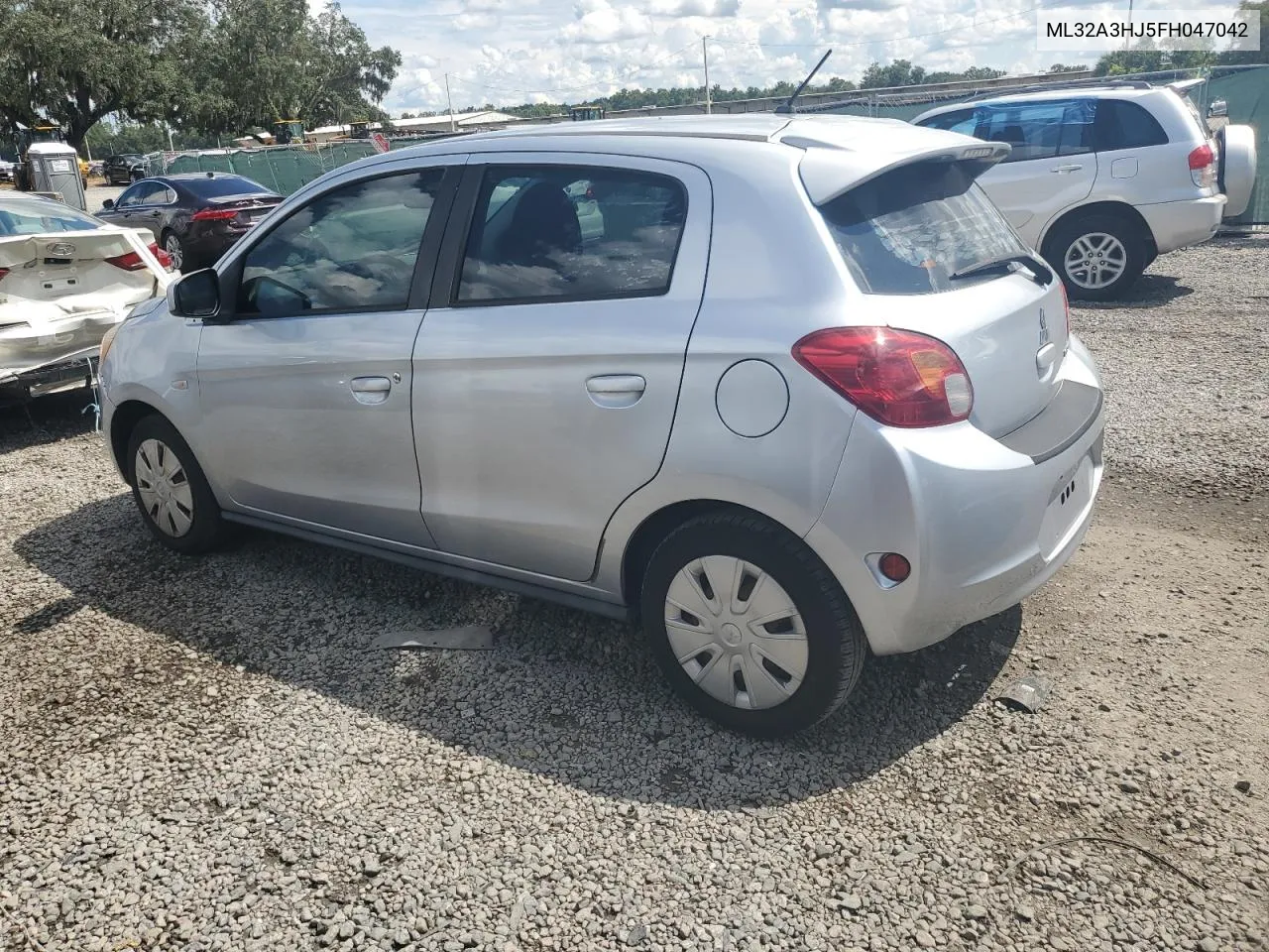 2015 Mitsubishi Mirage De VIN: ML32A3HJ5FH047042 Lot: 72441634