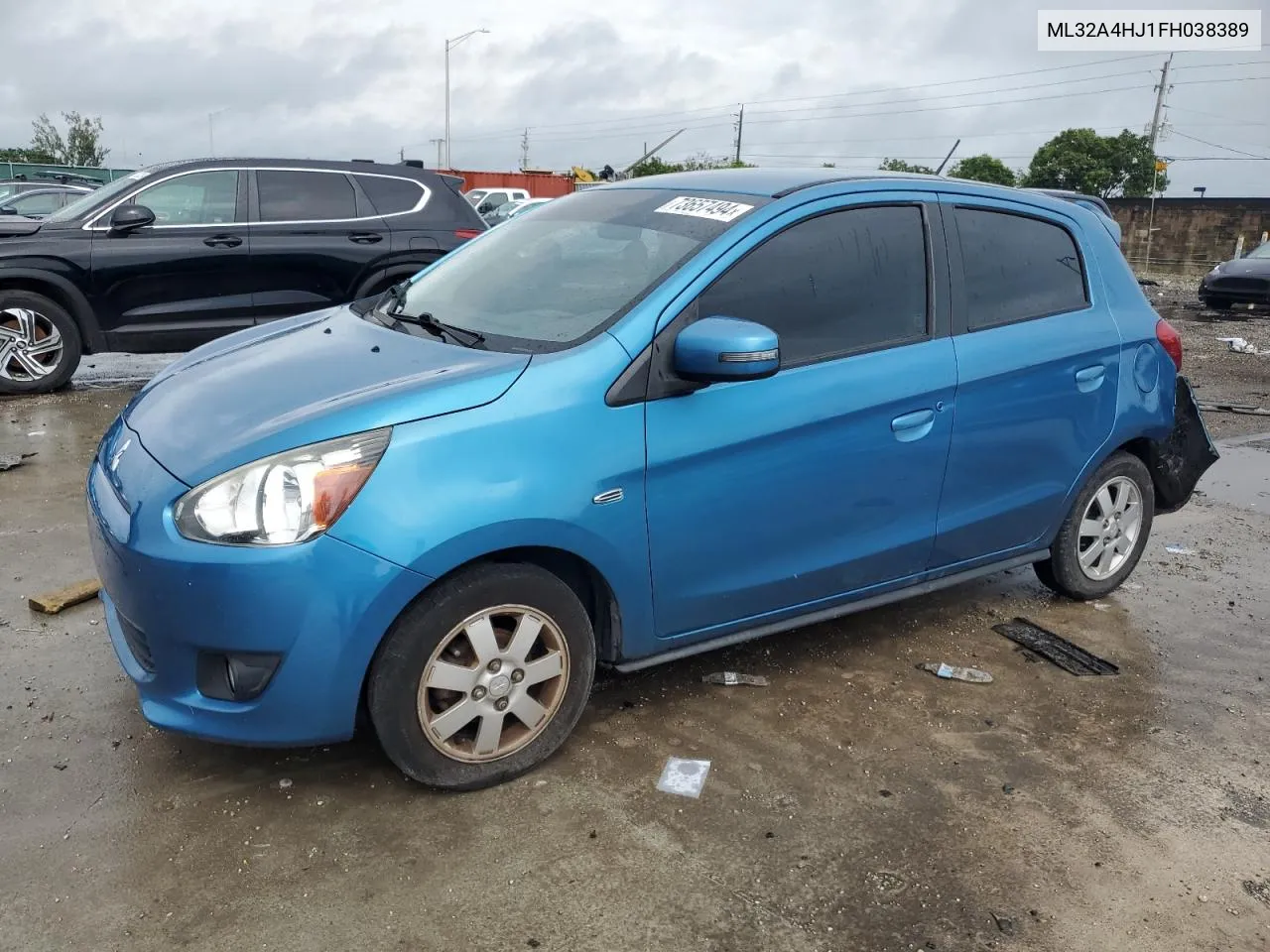 2015 Mitsubishi Mirage Es VIN: ML32A4HJ1FH038389 Lot: 73657494