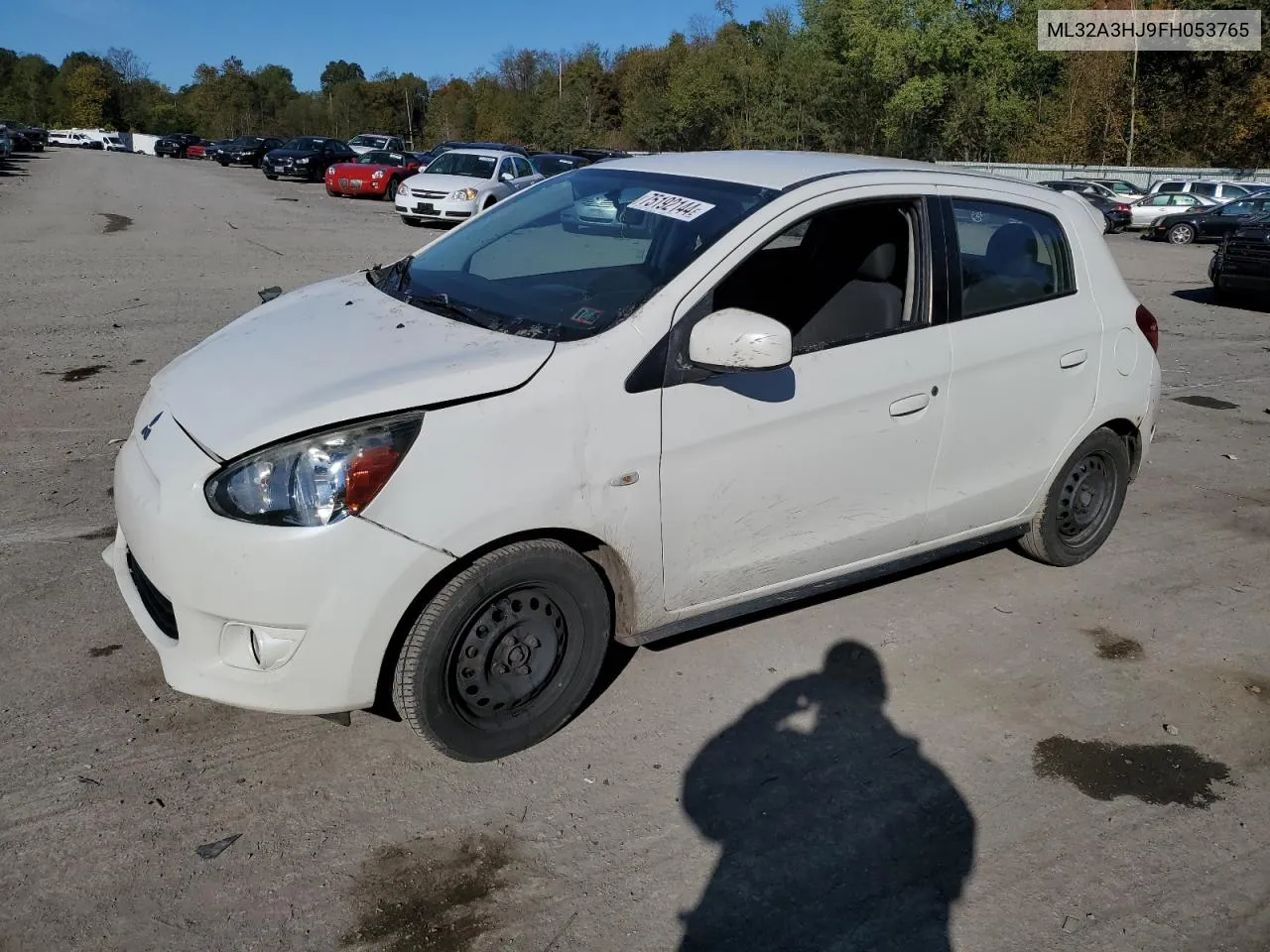 2015 Mitsubishi Mirage De VIN: ML32A3HJ9FH053765 Lot: 75192144