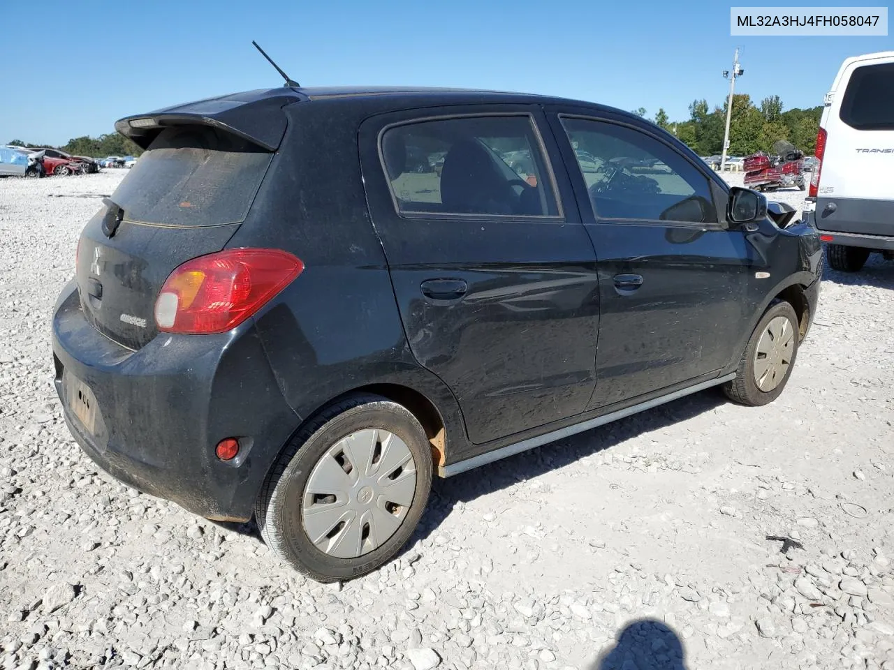 2015 Mitsubishi Mirage De VIN: ML32A3HJ4FH058047 Lot: 76148194