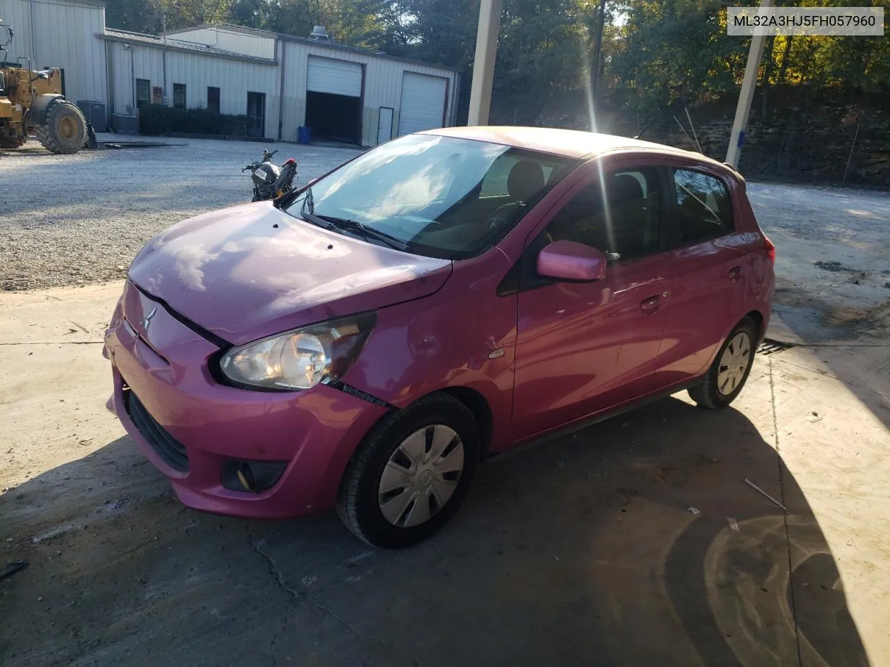 2015 Mitsubishi Mirage De VIN: ML32A3HJ5FH057960 Lot: 78205924