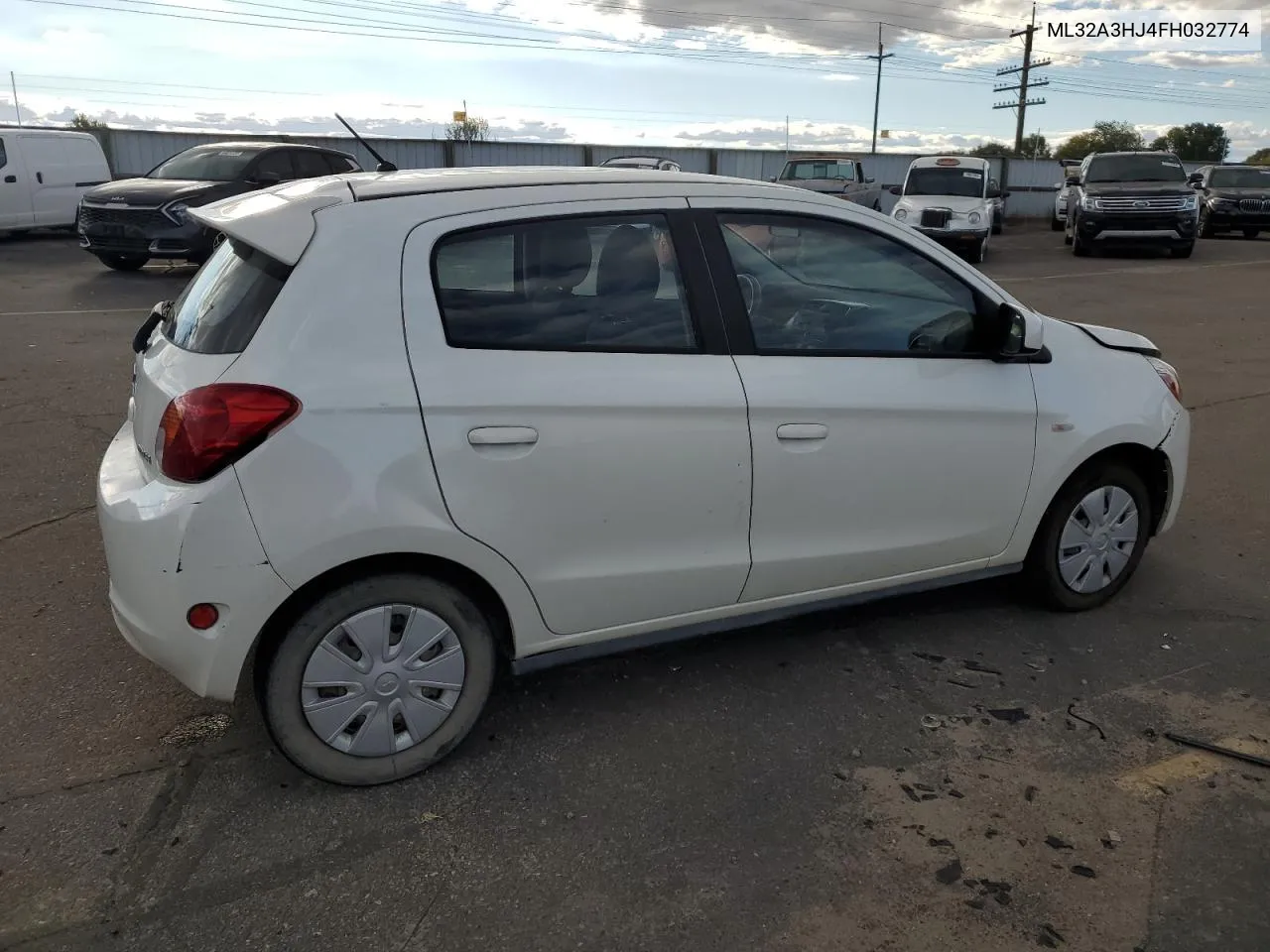 2015 Mitsubishi Mirage De VIN: ML32A3HJ4FH032774 Lot: 78414644