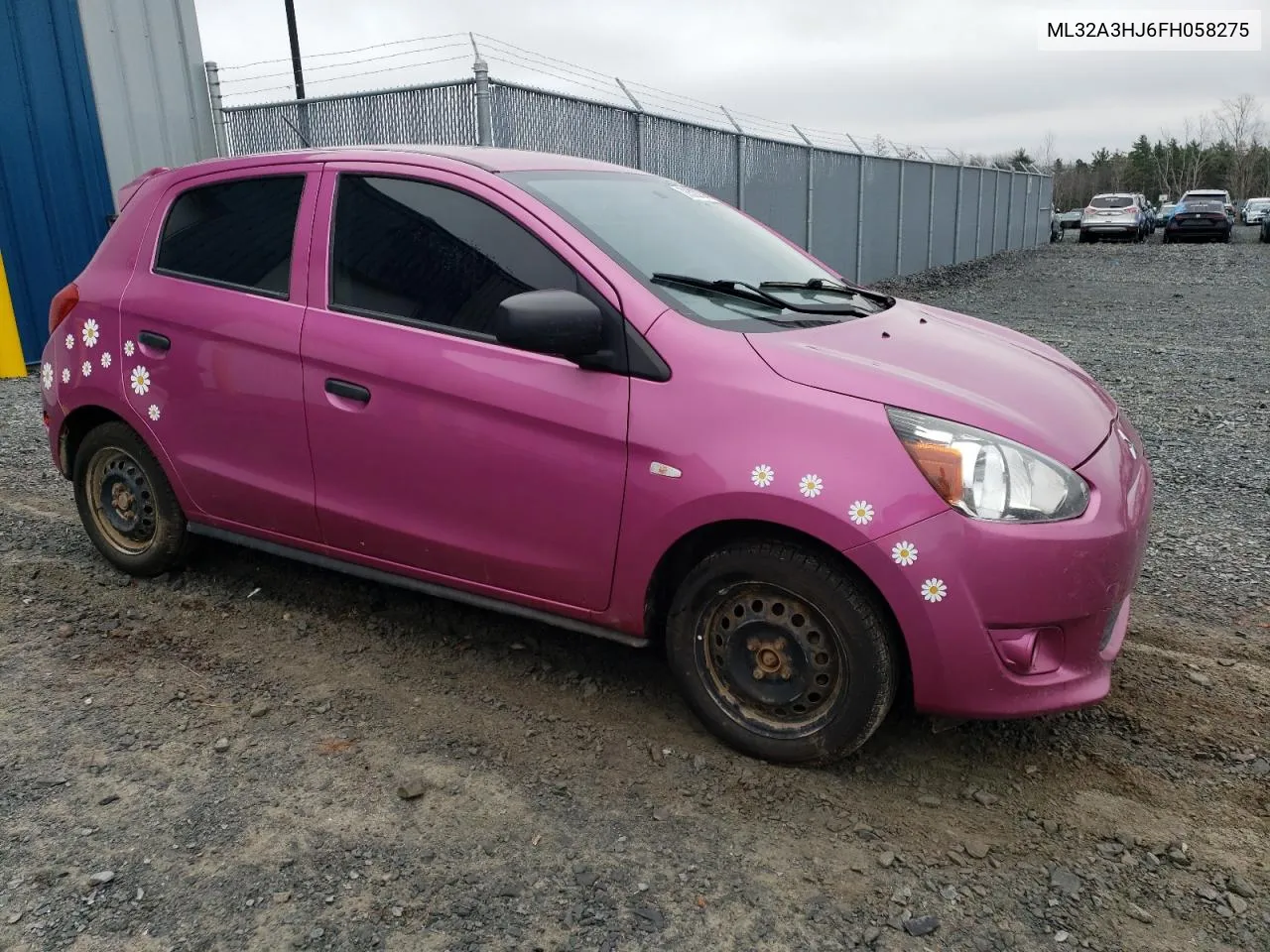 2015 Mitsubishi Mirage De VIN: ML32A3HJ6FH058275 Lot: 78525134