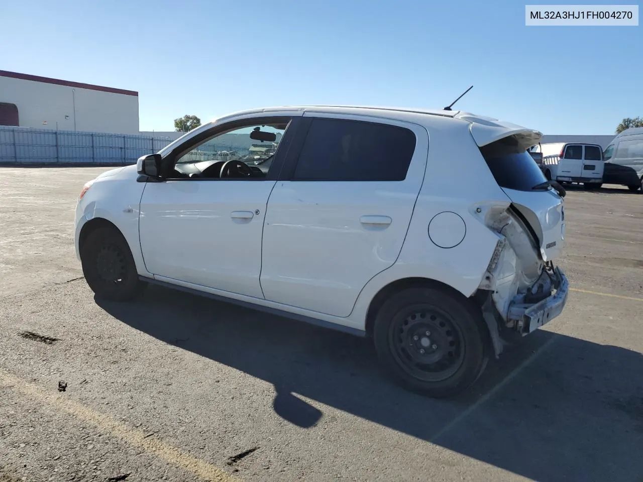 2015 Mitsubishi Mirage De VIN: ML32A3HJ1FH004270 Lot: 79294244