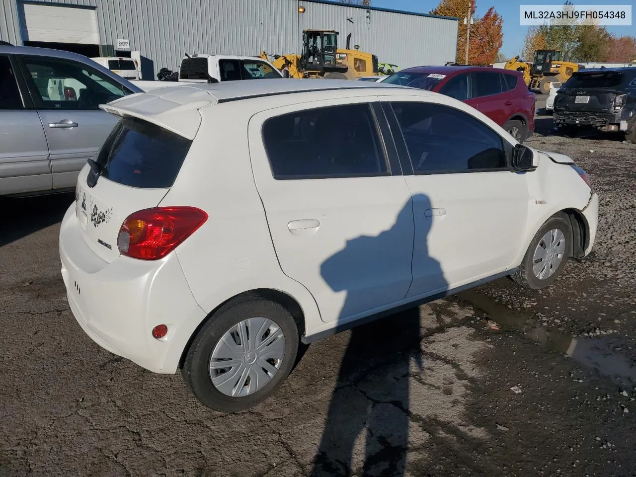 2015 Mitsubishi Mirage De VIN: ML32A3HJ9FH054348 Lot: 79517874