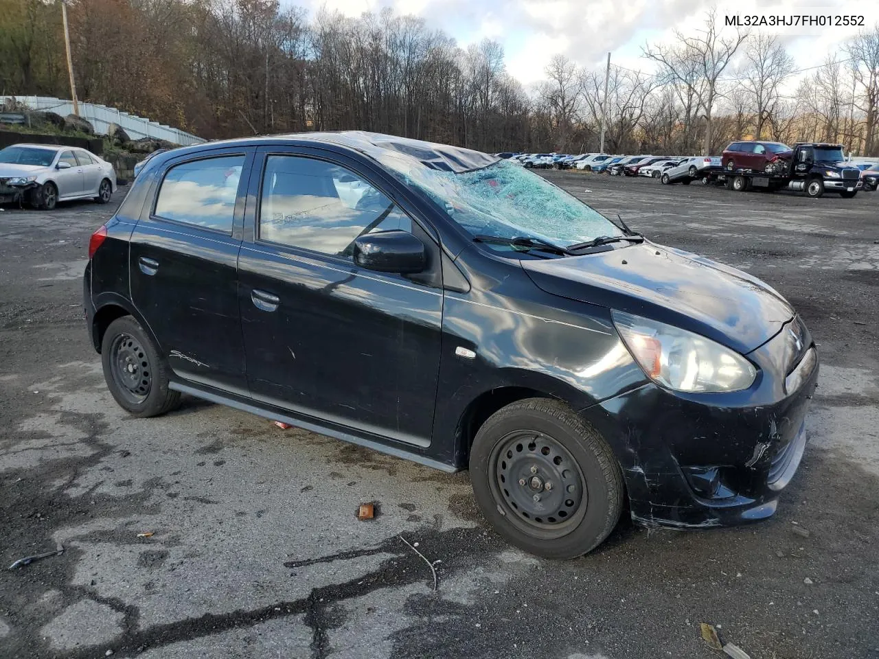 2015 Mitsubishi Mirage De VIN: ML32A3HJ7FH012552 Lot: 79821234