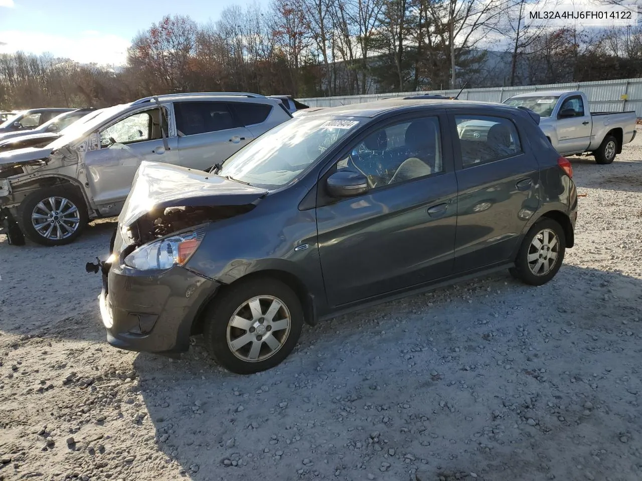 2015 Mitsubishi Mirage Es VIN: ML32A4HJ6FH014122 Lot: 80026404