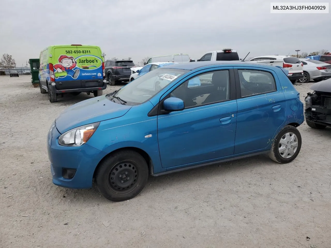 2015 Mitsubishi Mirage De VIN: ML32A3HJ3FH040929 Lot: 80433844