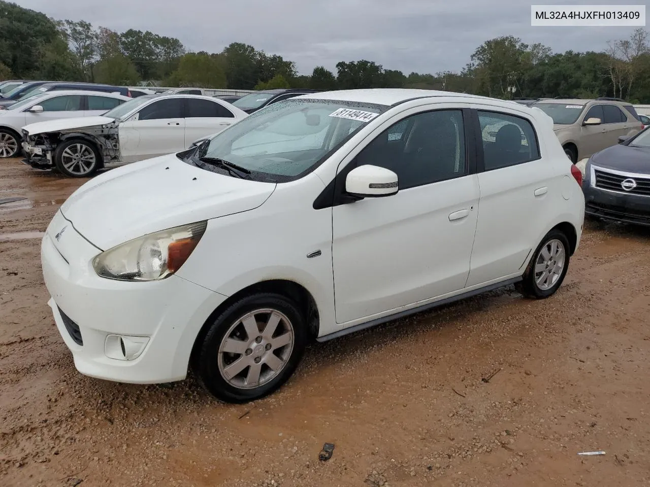 2015 Mitsubishi Mirage Es VIN: ML32A4HJXFH013409 Lot: 81149414