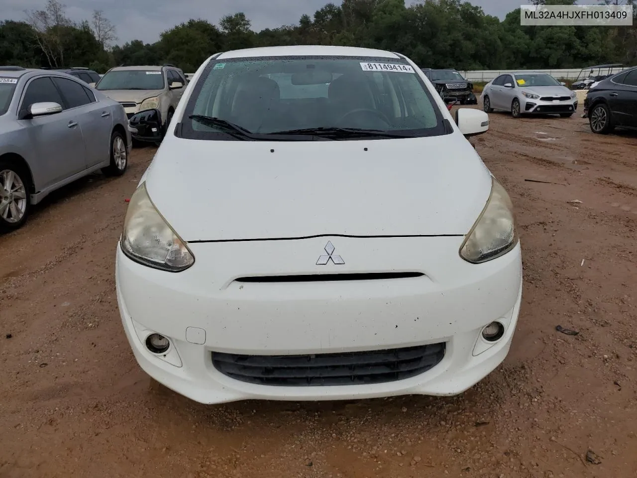 2015 Mitsubishi Mirage Es VIN: ML32A4HJXFH013409 Lot: 81149414