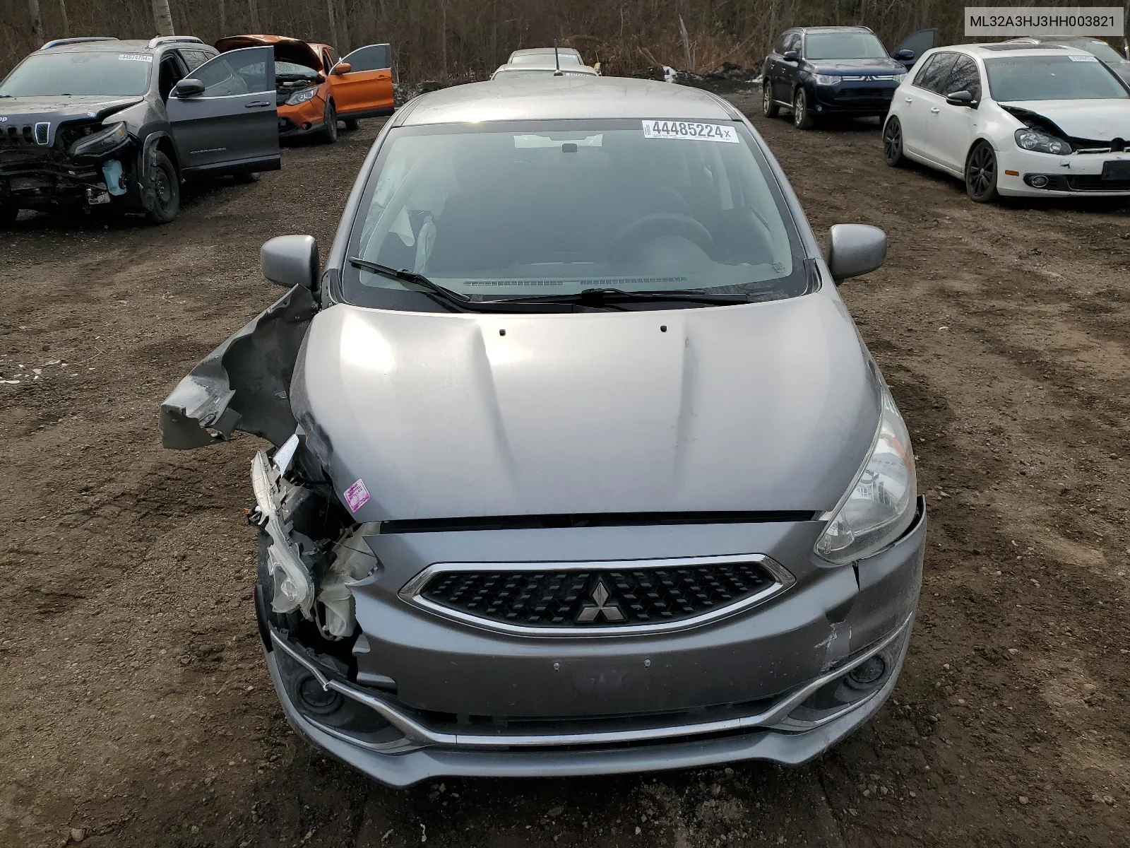 2017 Mitsubishi Mirage Es VIN: ML32A3HJ3HH003821 Lot: 44485224