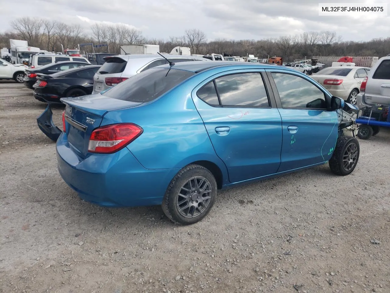 2017 Mitsubishi Mirage G4 Es VIN: ML32F3FJ4HH004075 Lot: 46959874