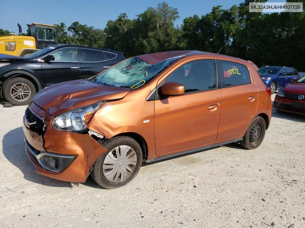 2017 Mitsubishi Mirage Es VIN: ML32A3HJ6HH007720 Lot: 52027673