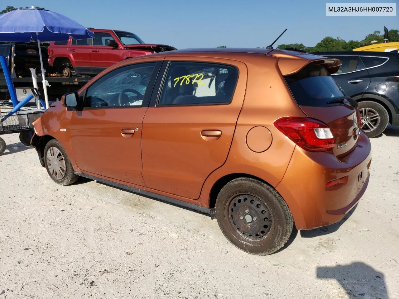 2017 Mitsubishi Mirage Es VIN: ML32A3HJ6HH007720 Lot: 52027673