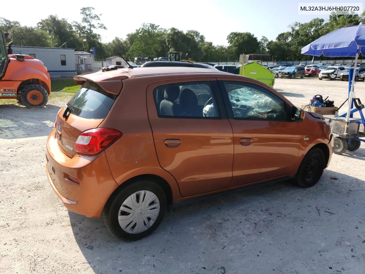 2017 Mitsubishi Mirage Es VIN: ML32A3HJ6HH007720 Lot: 52027673