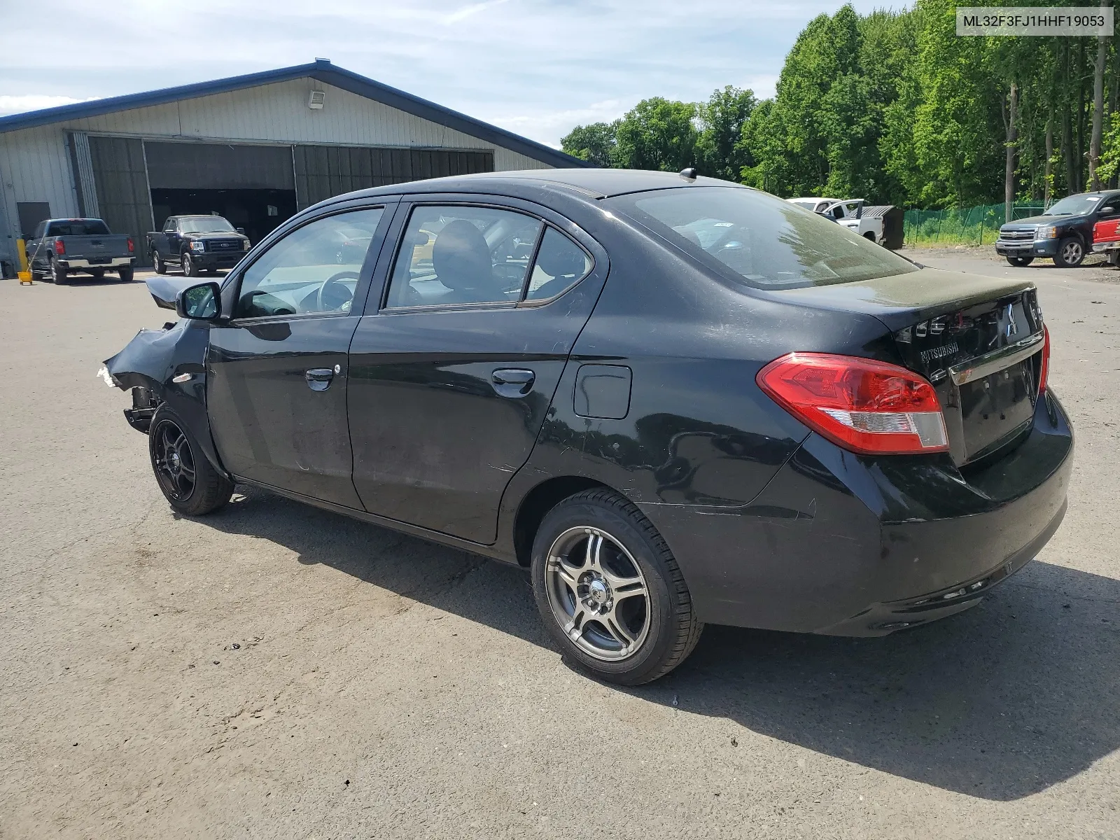 2017 Mitsubishi Mirage G4 Es VIN: ML32F3FJ1HHF19053 Lot: 57131534