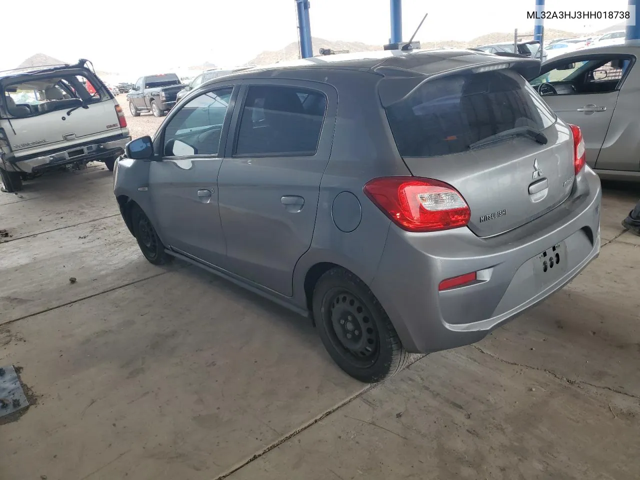 2017 Mitsubishi Mirage Es VIN: ML32A3HJ3HH018738 Lot: 60969964