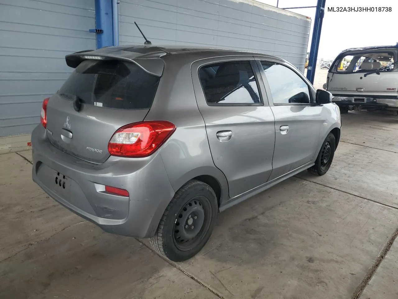 2017 Mitsubishi Mirage Es VIN: ML32A3HJ3HH018738 Lot: 60969964