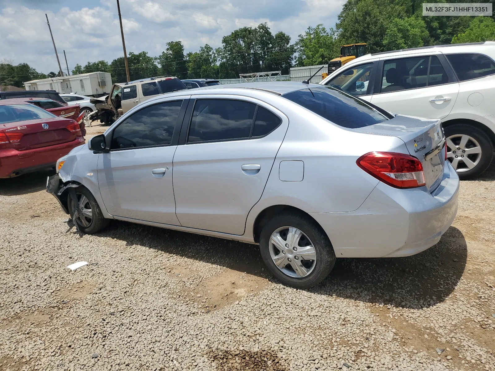 2017 Mitsubishi Mirage G4 Es VIN: ML32F3FJ1HHF13351 Lot: 61063134