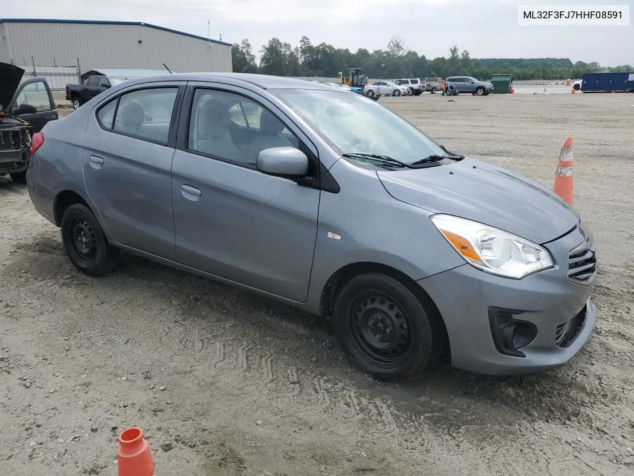 2017 Mitsubishi Mirage G4 Es VIN: ML32F3FJ7HHF08591 Lot: 63120004